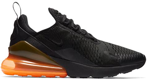 nike 270 herren orange schwarz|Nike Air Max 270 Black Total Orange Herren .